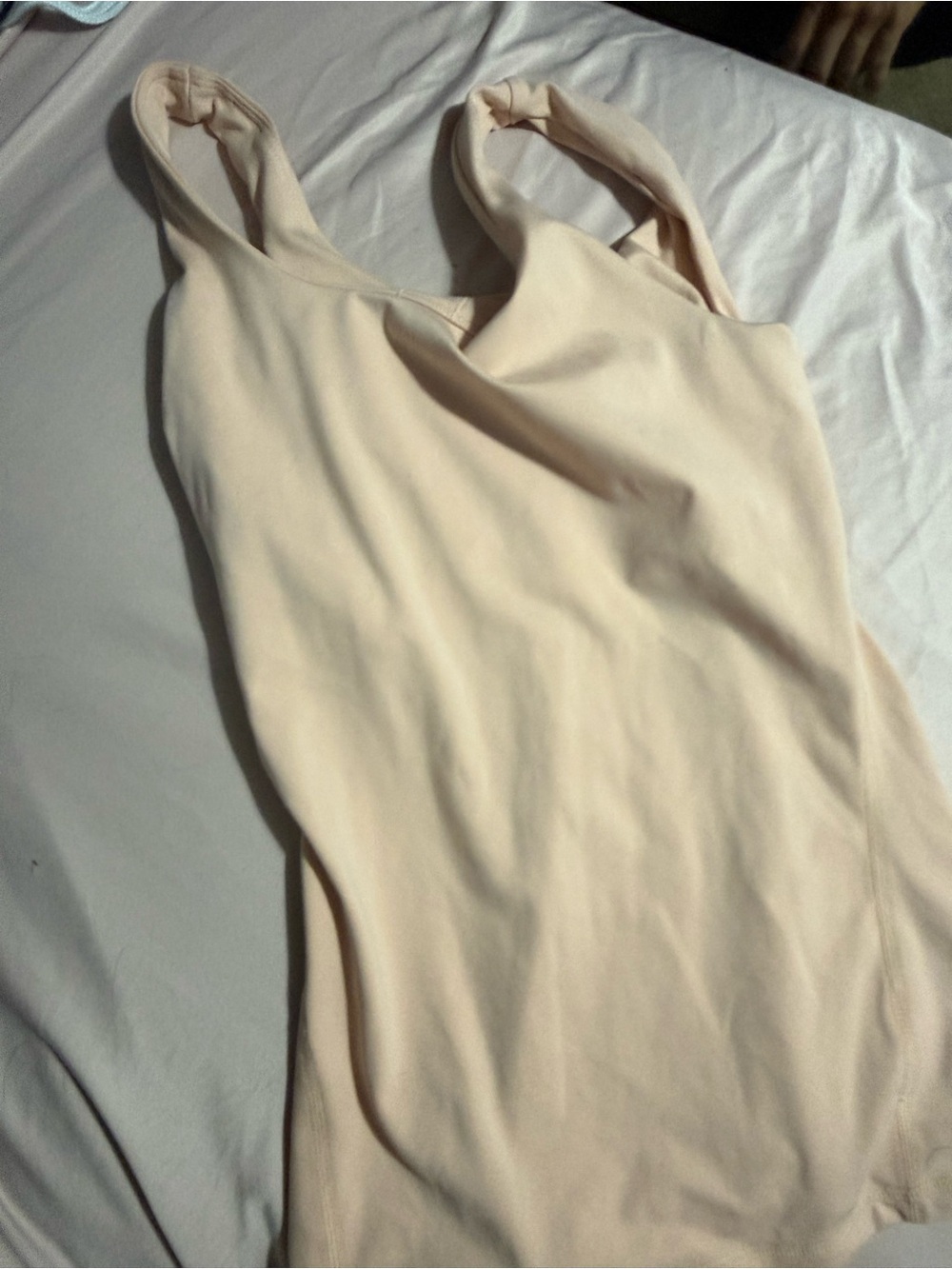 Champion Light Cream Scoop Neck tank top